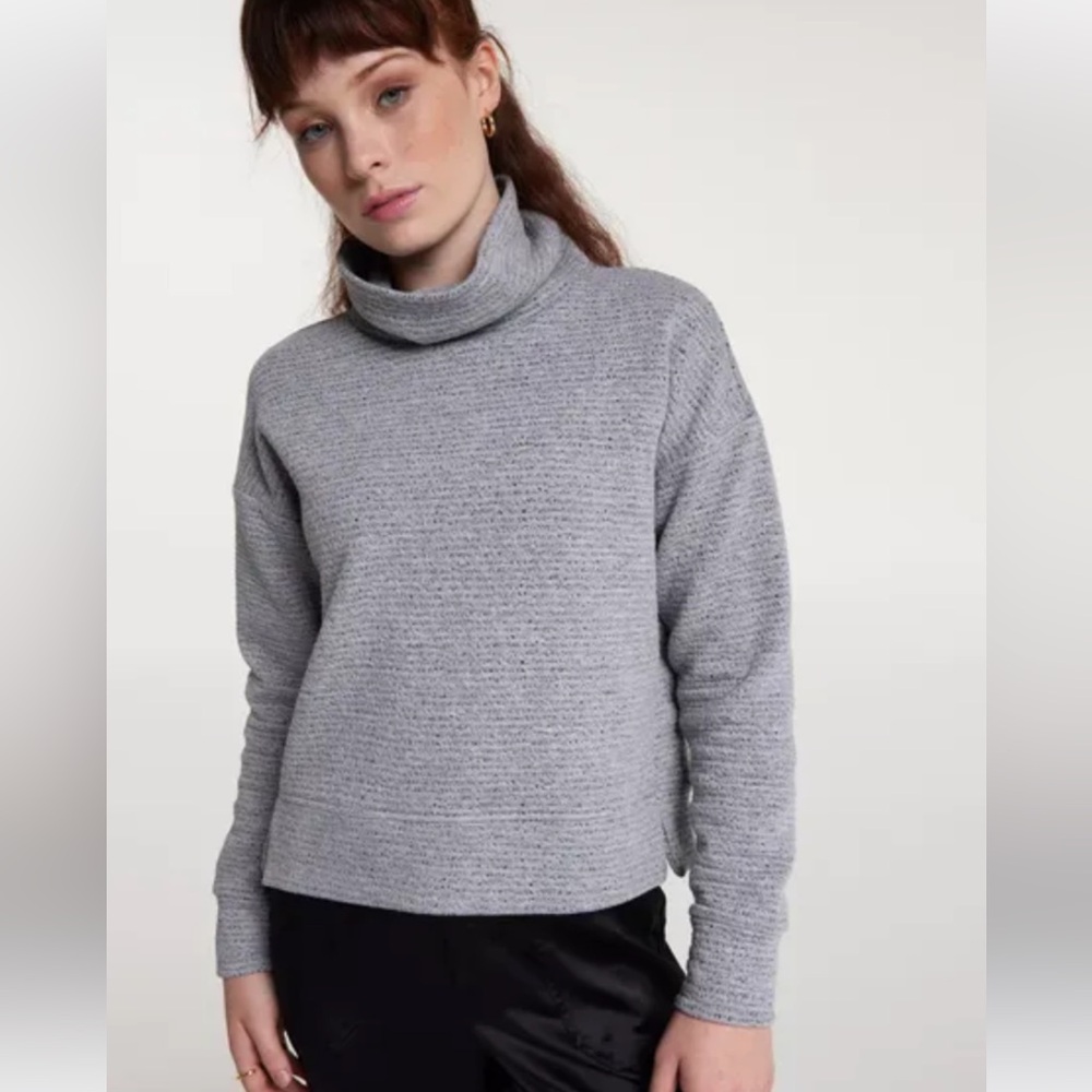 Calia by Carrie Underwood Lunar Jacquard Funnel Neck - Picture 2 of 8